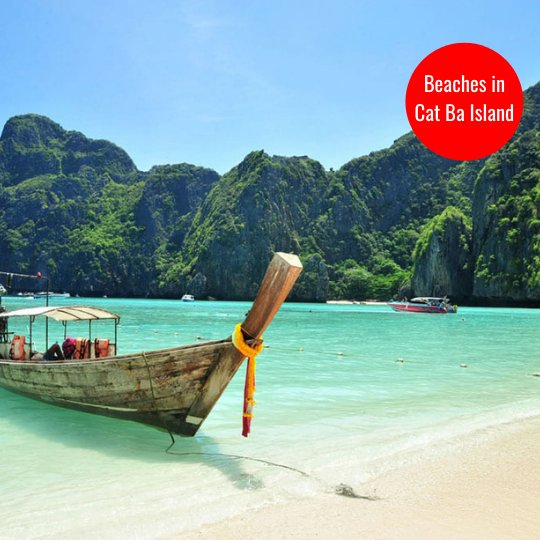 Beaches in Cat Ba Island, Vietnam