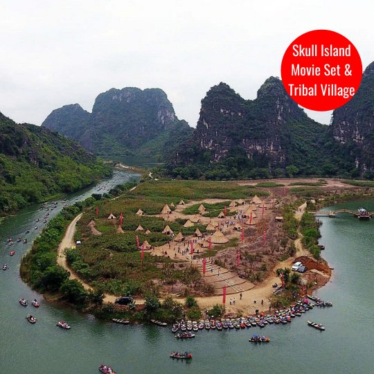 Thing to do in Ninh Binh - Skull Island Movie Set and Trival Village