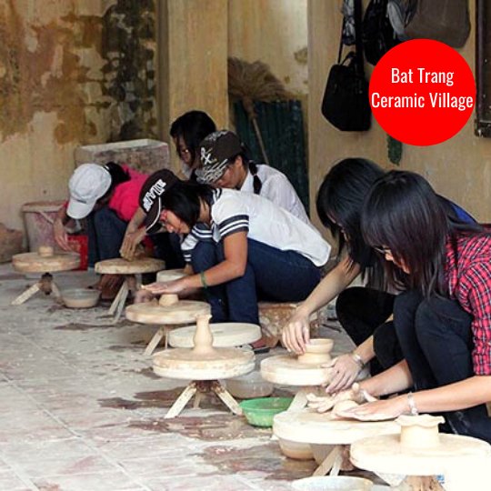 Bat Trang Ceramic Village in Hanoi, Vietnam