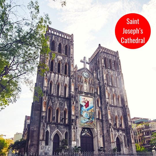 Saint Joseph's Cathedral in Hanoi, Vietnam